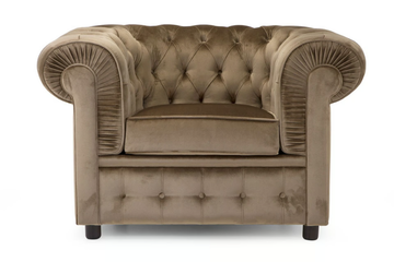 800 - Chesterfield style upholstered fabric armchair by Domingo Salotti - view 3